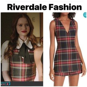 Maje Iris tartan plaid jumpsuit romper FR 40(US 8)